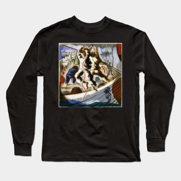 a descoberta da terra 1941 - Candido Portinari Long Sleeve T-Shirt by Kollagio